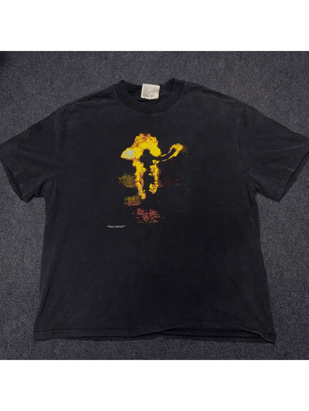 Vintage 90s Winterland Rammstein T Shirt L Black Rock Band Tee